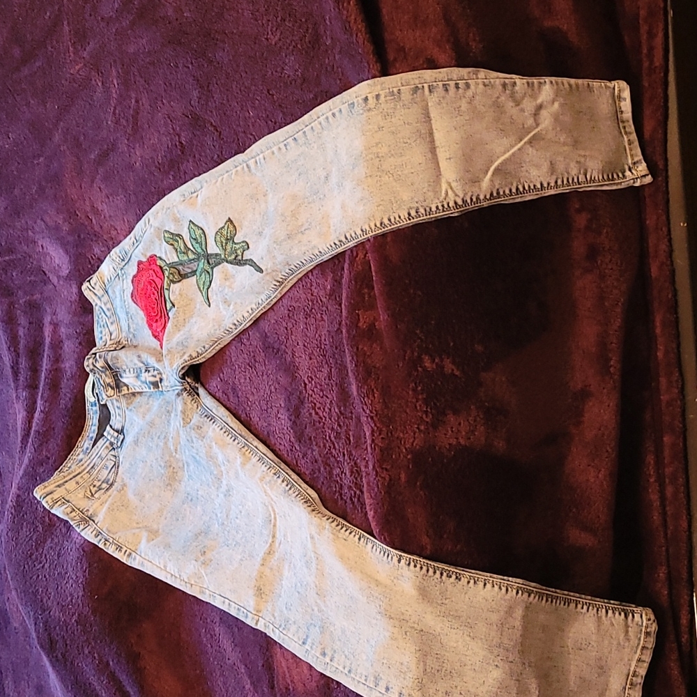 Embroidered jeans